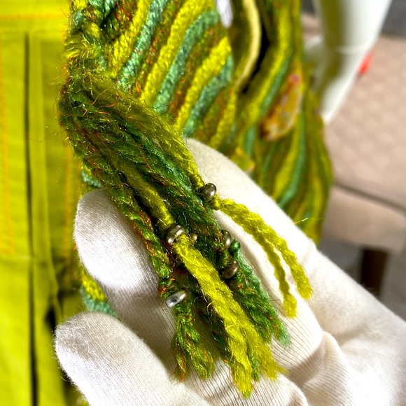 ✨HP✨VINTAGE PRISTINE Textured Intricate Embroidery Circles of Tight Media Bag - Picture 11 of 17